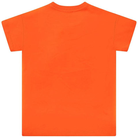Kenzo Kids Boys Orange Elephant T-Shirt
