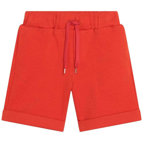 Boys Orange Jersey Shorts