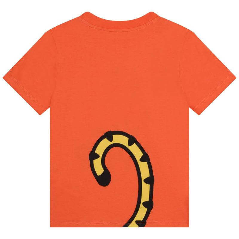 Kenzo Kids Boys Orange KOTORA Tiger T-Shirt