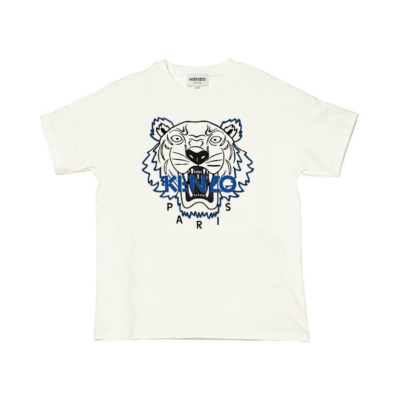 Kenzo Kids Boys White Kenzo Tiger T-Shirt