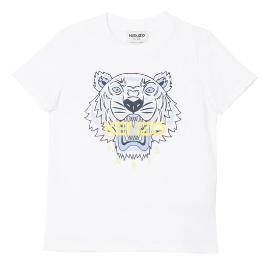 Boys White Tiger T-Shirt