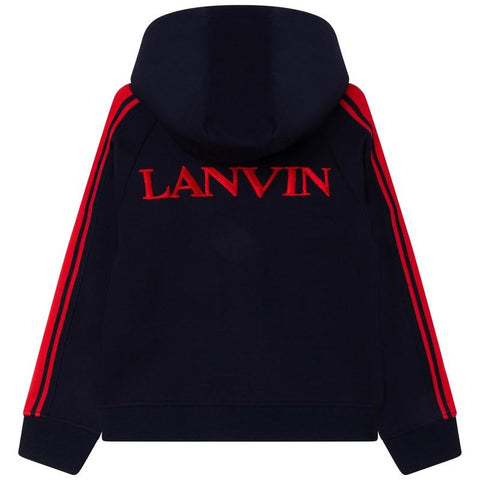 Lanvin Boys Black / Red Cardigan