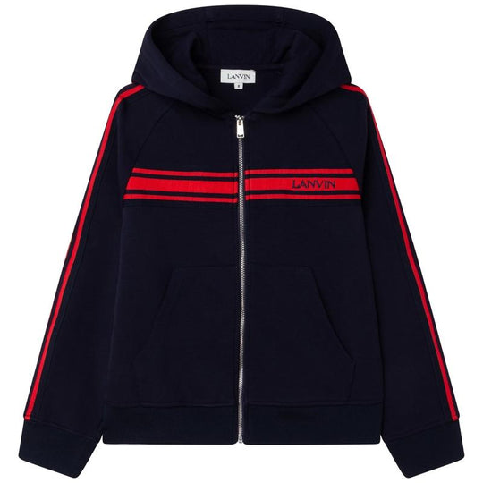 Boys Black / Red Cardigan