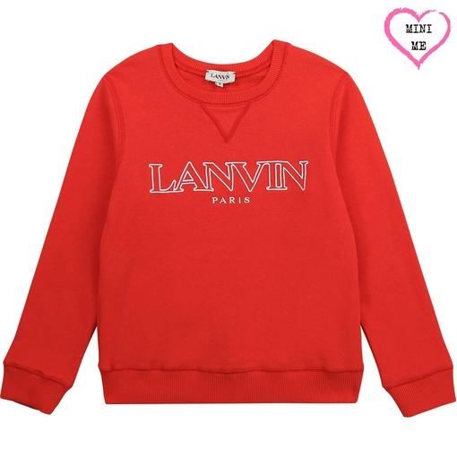 Lanvin Boys Red Sweatshirt