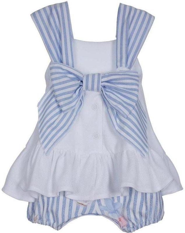 Lapin House Baby Girls White Cotton Shortie