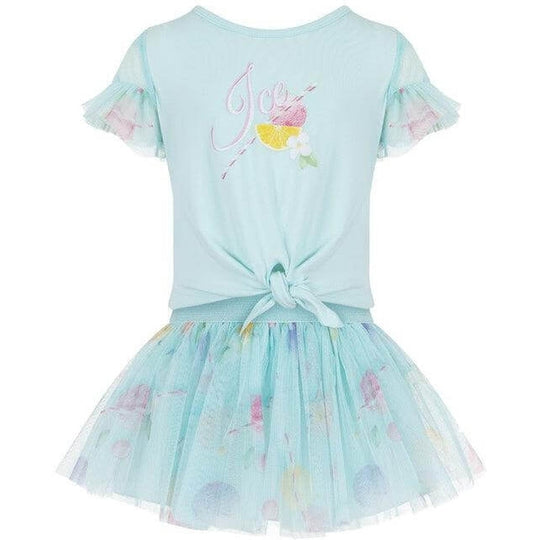 Girls Aqua Ice Cream Skirt Set