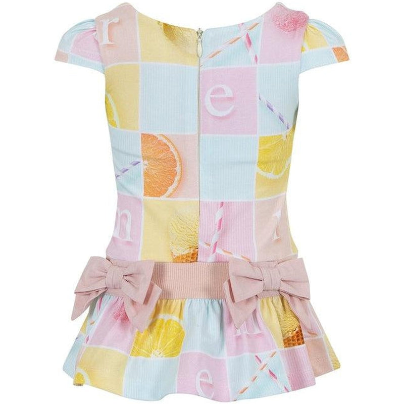 Lapin House Girls Lemon Print Dress