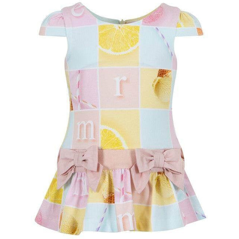 Lapin House Girls Lemon Print Dress