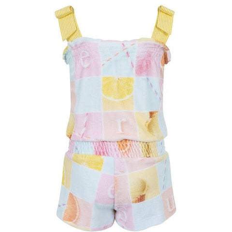 Lapin House Girls Lemon Print Playsuit