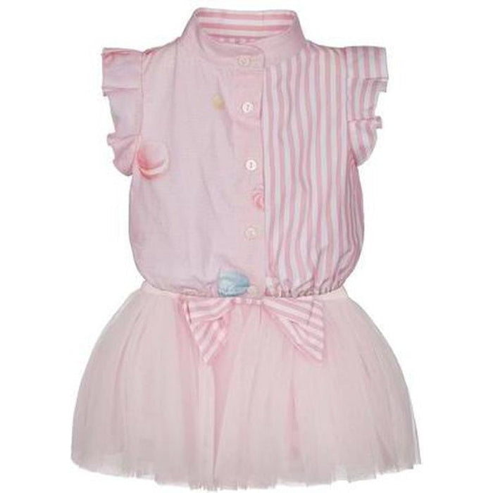 Lapin House Girls Pink 2 Piece Dress