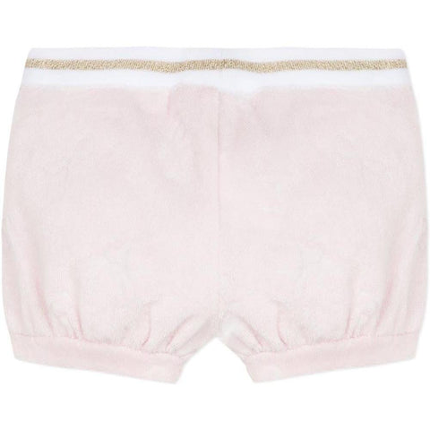 Lili Gaufrette Girls Pale Pink Shorts