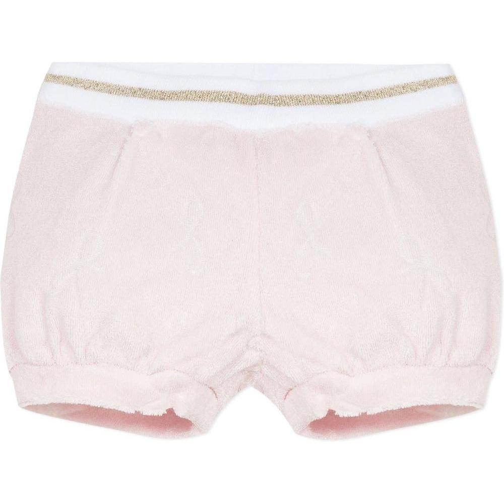 Lili Gaufrette Girls Pale Pink Shorts