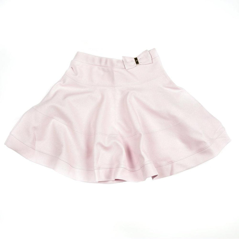 Lili Gaufrette Girls Pale Pink Skirt