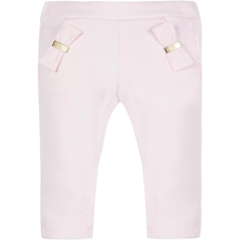 Lili Gaufrette Girls Pale Pink Trousers