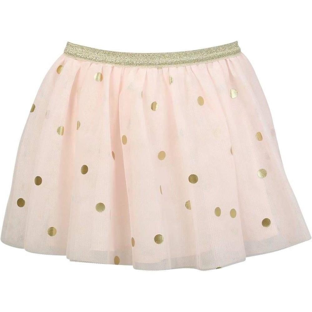 Lili Gaufrette Girls Spotted Tulle Skirt