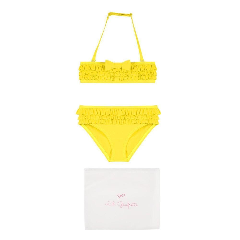 Lili Gaufrette Girls Yellow Bikini