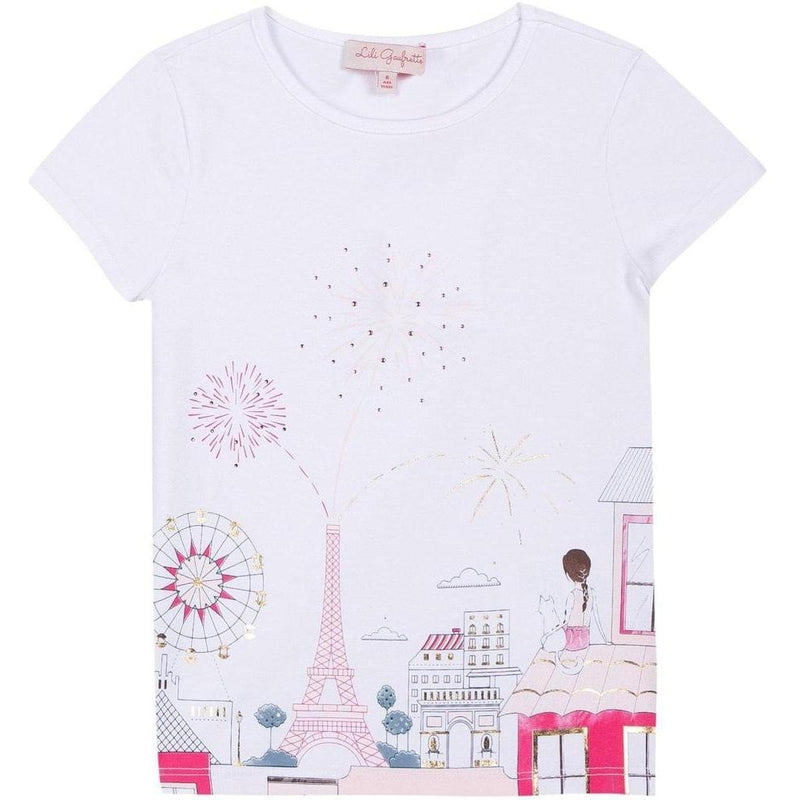 Lili Gaufrette Gofa' Fushia Pink T-Shirt