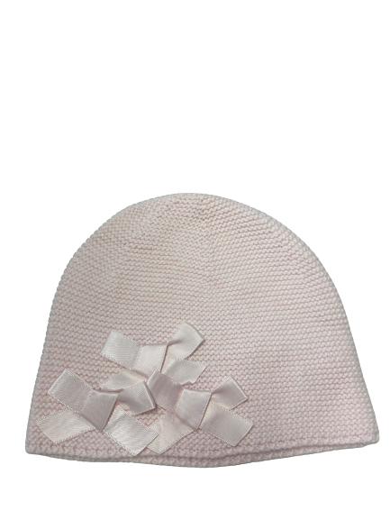 Lili Gaufrette Pink Hat With Bows