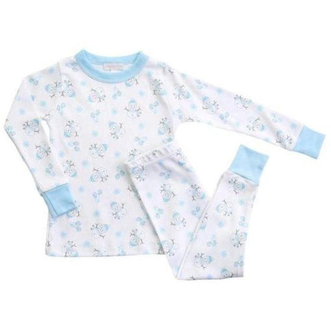 Magnolia Baby Boys Snowman Long Pyjamas