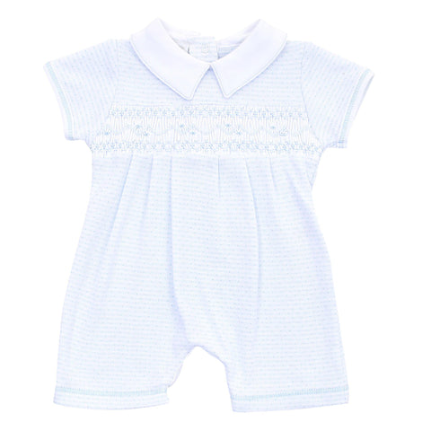 Magnolia Baby Maddy and Michael's Classics Smocked Collared Shortie