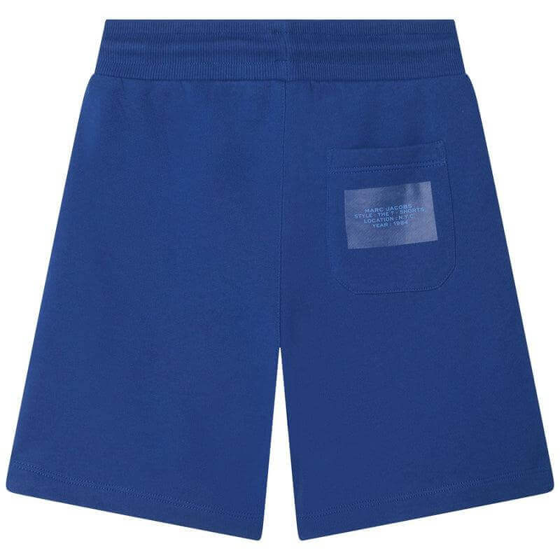 Marc Jacobs Boys Blue Cotton Logo Shorts