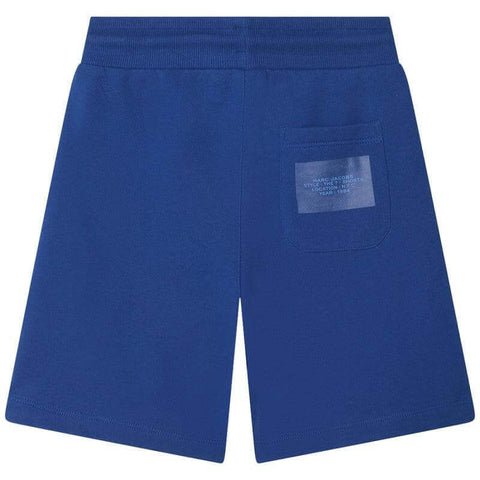 Marc Jacobs Boys Blue Cotton Logo Shorts