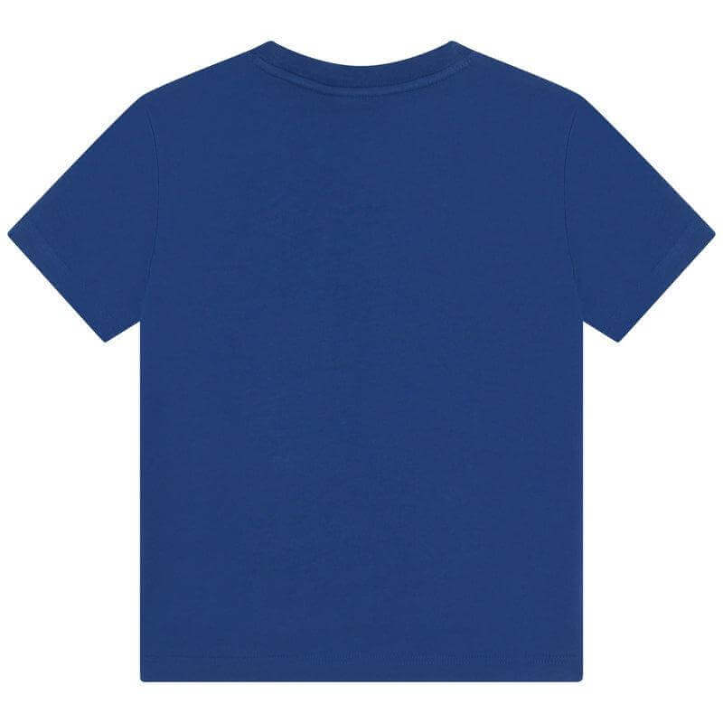 Marc Jacobs Boys Blue Cotton Logo T-shirt