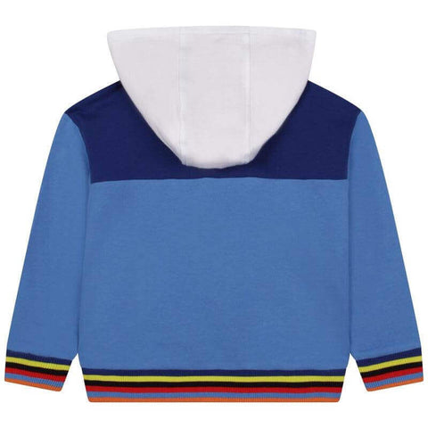 Marc Jacobs Boys Blue Logo Hooded Sweatshirt