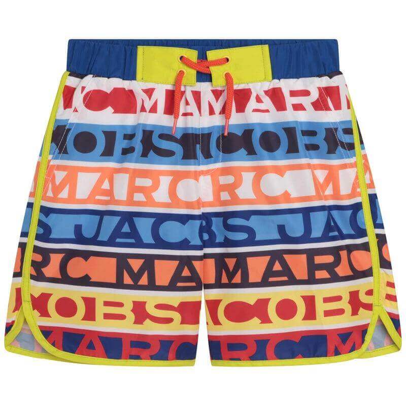 Marc Jacobs Boys Multicoloured Logo Swimming Shorts