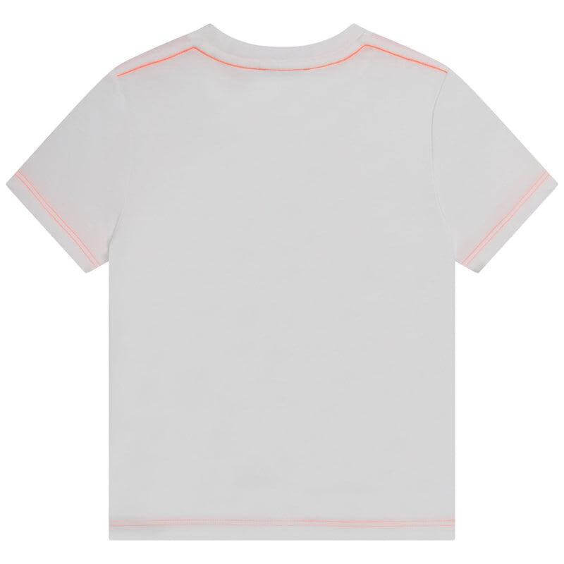 Marc Jacobs Boys White Cotton Logo T-shirt