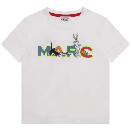 Boys White Looney Tunes T-shirt
