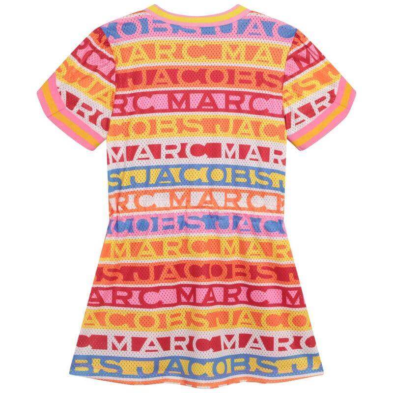 Marc Jacobs Girls Multicolour Logo Dress