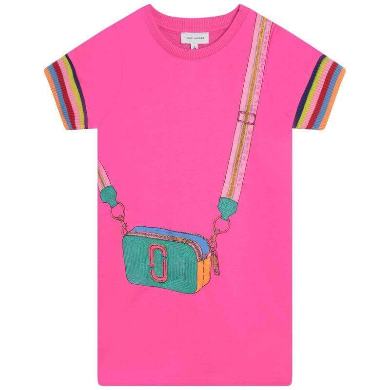 Marc Jacobs Girls Pink Snapshot Bag Dress