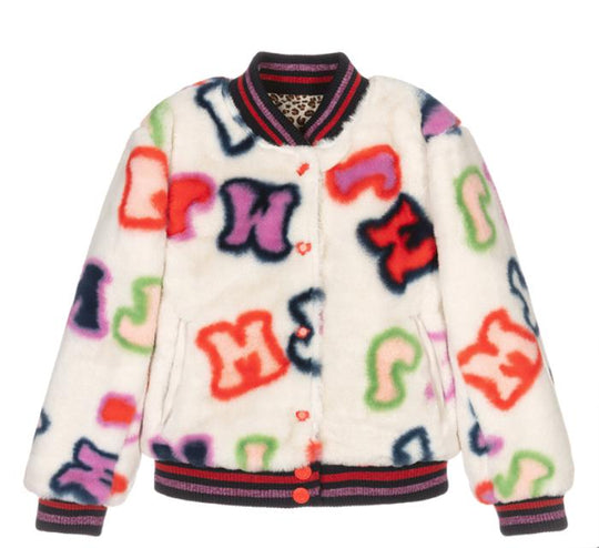 Girls Reversible Cheetah Jacket