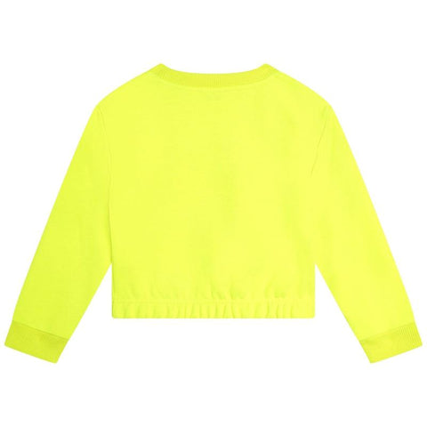 Marc Jacobs Girls Yellow Sweatshirt