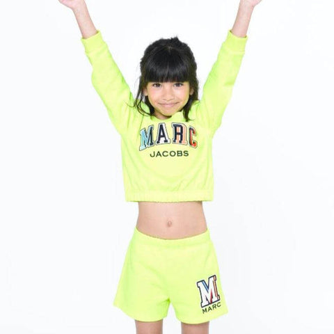 Marc Jacobs Girls Yellow Sweatshirt