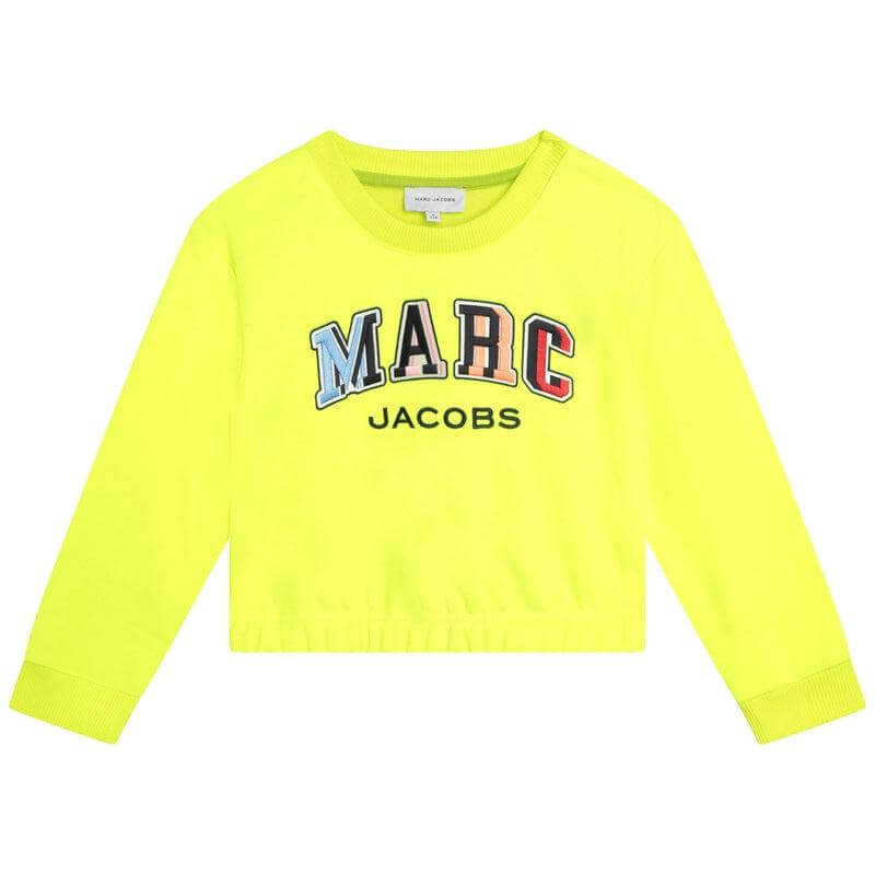 Marc Jacobs Girls Yellow Sweatshirt