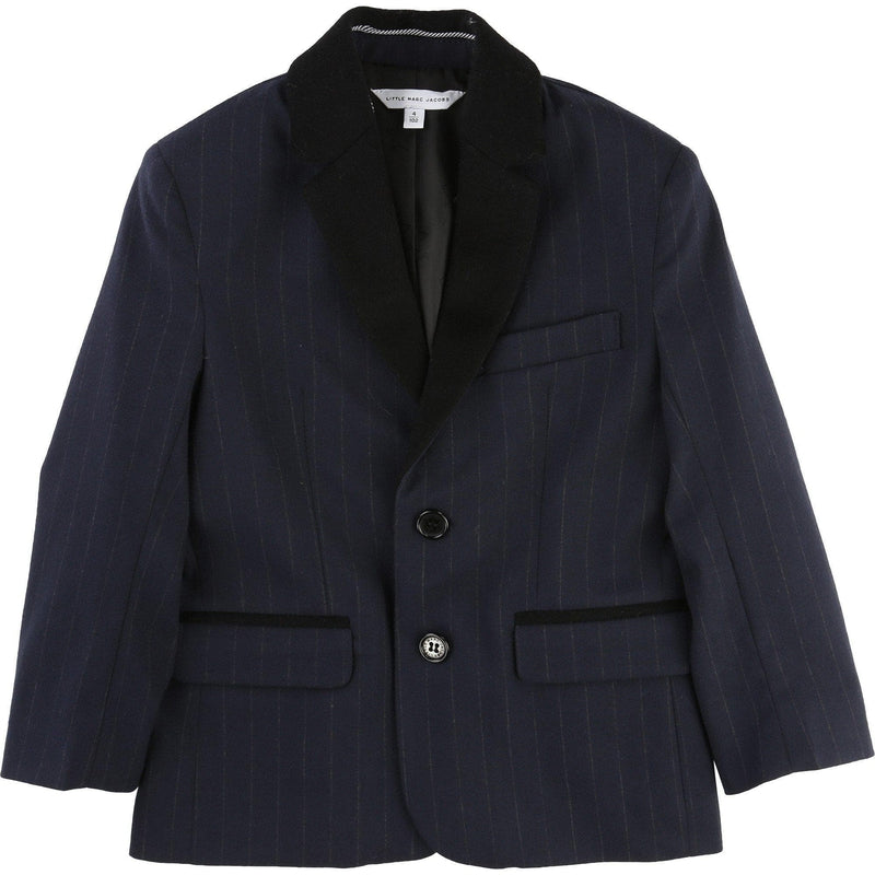 Marc Jacobs Navy Pinstripe Suit Jacket