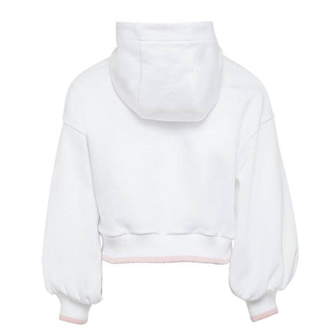 Missoni Kids Girls White Logo Hoodie