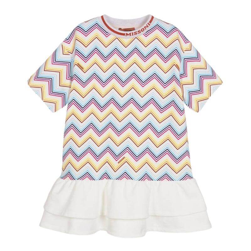 Missoni Kids Girls Zig Zag Striped Dress