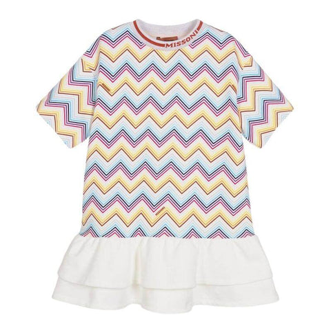 Missoni Kids Girls Zig Zag Striped Dress