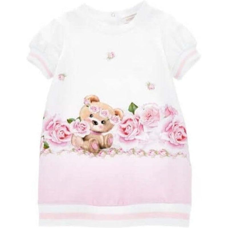 Monnalisa Baby Girls Bear Dress
