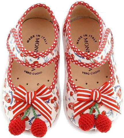Monnalisa Baby Girls Cherry Shoes
