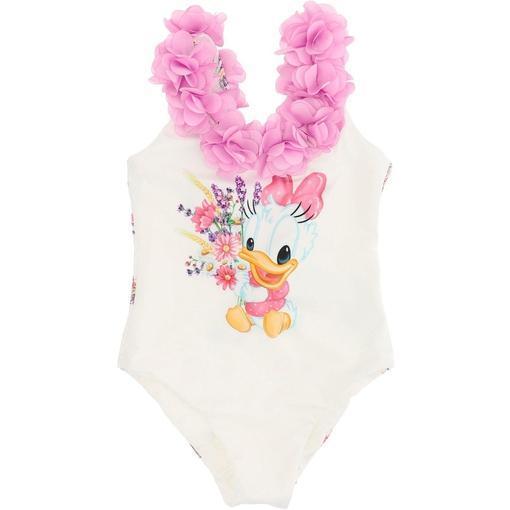 Monnalisa Baby Girls Daisy Duck Swimsuit