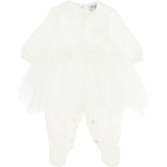 Baby Girls Ivory Tulle Babygrow