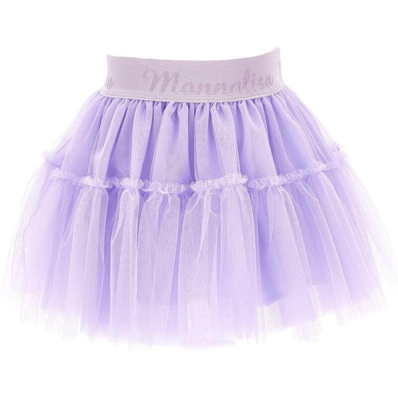 Monnalisa Baby Girls Lilac Tulle Skirt