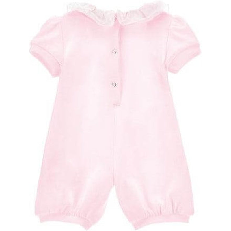 Monnalisa Baby Girls Pink Bear Romper