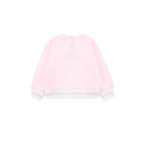 Monnalisa Baby Girls Pink Bear Sweater