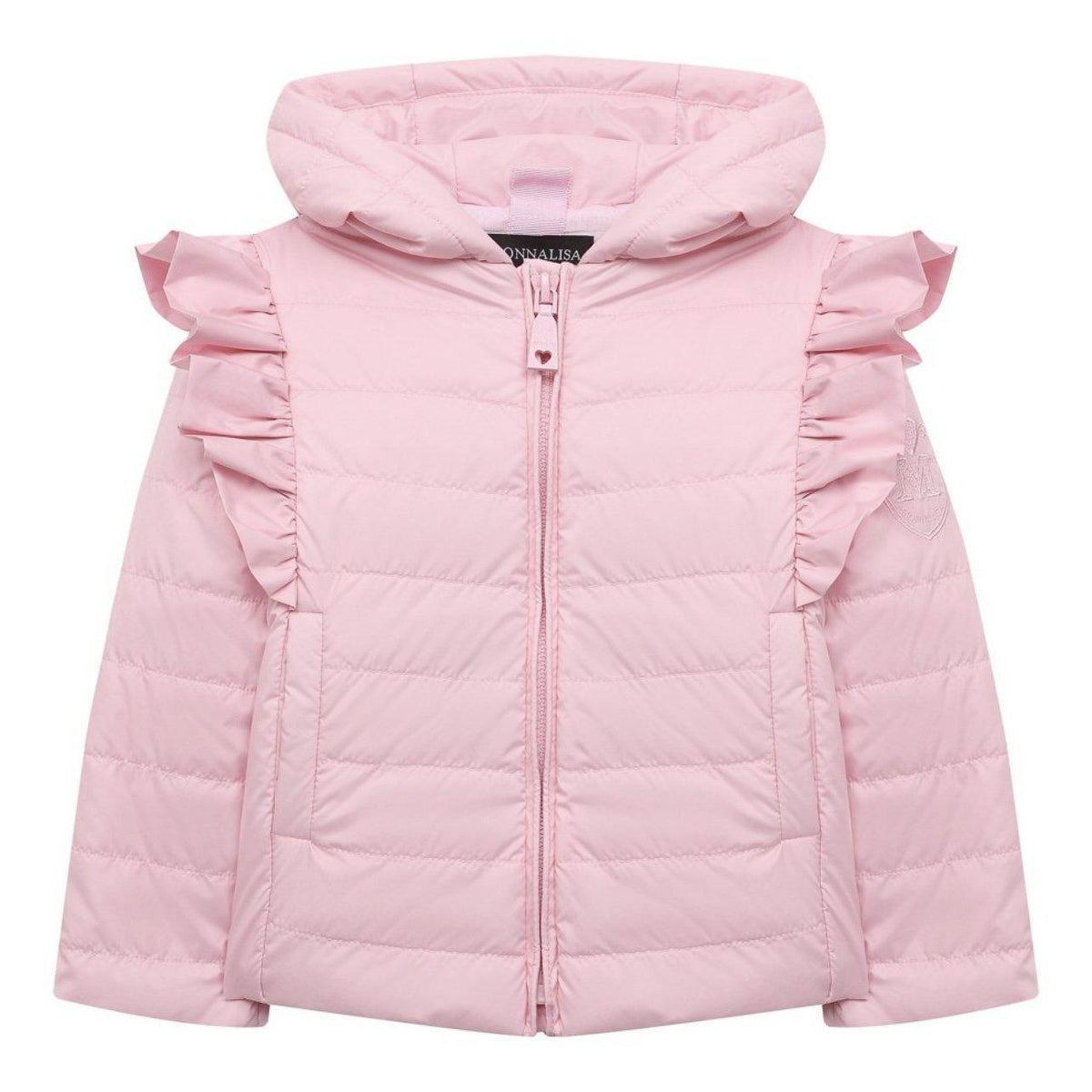 Monnalisa Baby Girls Pink Frill Jacket