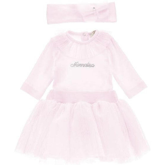 Baby Girls Pink Tulle Skirt Set